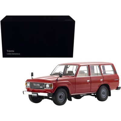 Toyota Land Cruiser 60 RHD (Right Hand Drive) Red 1/18 Diecast Model Car by Kyosho