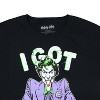 Seven Times Six Batman T-Shirt Boys' The Joker I Got Jokes! Short-Sleeved Graphic Top Black - 3 of 4