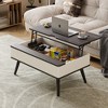 CubiCubi Mid-Century Modern Lift-Top Coffee Table with Hidden Storage 40" Wide - image 2 of 4