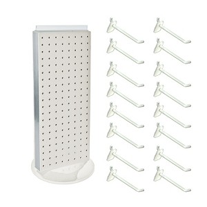 Azar Displays Revolving Pegboard Counter Display with Hooks - 1 of 4