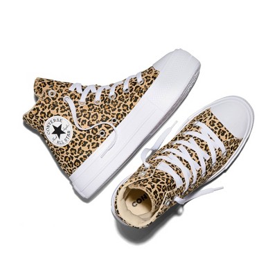 Converse Women's Platform Hight Top Sneakers - Leopard M8.5/W10.5 — фото 2
