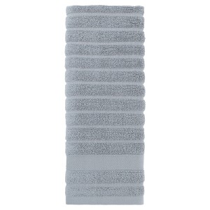 Unique Bargains Cotton Striped Pattern Comfortable Hand Towels for Bathroom Travel 2 Packs - 1 of 4