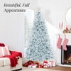 Best Choice Products Pre-Lit Ice Blue Christmas Tree, Artificial Full Holiday Decoration w/ Incandescent Lights - 3 of 4