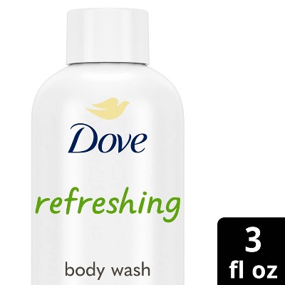 Dove Beauty Refreshing Cucumber and Green Tea Body Wash - Trial Size - 3 fl oz