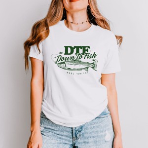 Simply Sage Market Down To Fish Short Sleeve Tee - 1 of 4