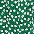 dark green white flowers