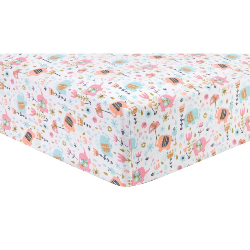 Trend Lab Flannel Fitted Crib Sheet, 3 of 5