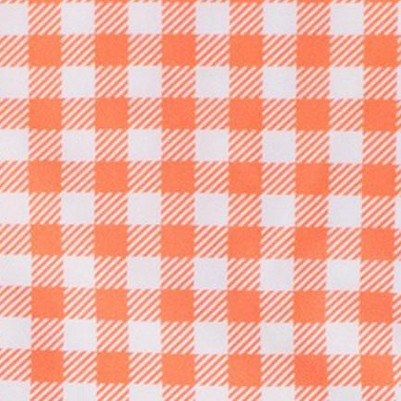 coral gingham