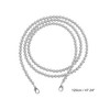 Unique Bargains Faux Pearl Handbag Strap Silver Tone 1 Pc - 2 of 4