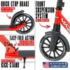 Kick Scooter with Suspension for Adults and Teens – Big 200mm Wheels – Folding Lightweight Frame – Adjustable Handlebar – Madd Gear Metro Cruise 250 - 4 of 4