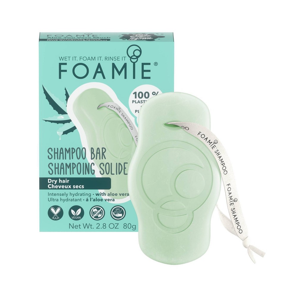 Foamie Solid Shampoo Bar - Aloe You Vera Much - 2.8oz ( bids per bar )