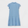 Toddler Girls' Short Sleeve Pleated Uniform Tennis Dress - Cat & Jack™ Navy - 2 of 3