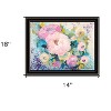 HomeRoots Fresh Florals Black Framed Print Wall Art - 3 of 4