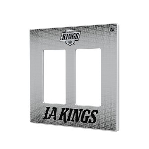 NHL Western Conference Teams Linen Hidden-Screw Light Switch Plate for Double Rocker - 1 of 4