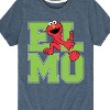 Boys' - Sesame Street - Elmo Collegiate Short Sleeve Graphic T-Shirt - 2 of 4