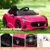 12V Ride On Car, Licensed Maserati Kids Electric Car with Remote Control, Battery Powered Vehicles - 3 of 4