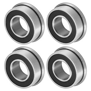 Unique Bargains Chrome Steel Durable Long-lasting Multipurpose Use Flanged Ball Bearing 4 1/4" x 1/2" x 1/5" - 1 of 4