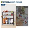 45.6" Sports Equipment Organizer,Large Capacity Garage Sports Toy Organizer with Hooks and Baskets, for Toy and Gear Organizer - 4 of 4