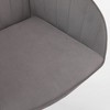 PAGED Adjustable Office Chair Ergonomic Swivel Gaming Chair with Elegant Golden Base for Living Room, Home Office - 4 of 4