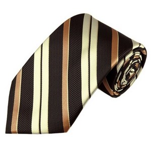 Men's Stripe 3.5 Inch Wide And 62 Inch X-Long Woven Neckties - 1 of 4