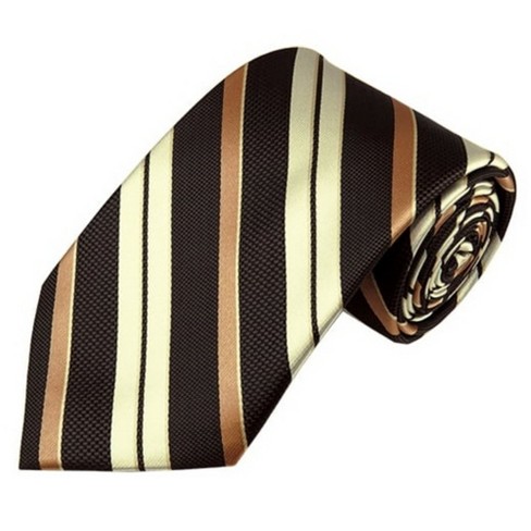 Men's Stripe 3.5 Inch Wide And 62 Inch X-Long Woven Neckties - image 1 of 4