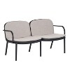 Okak Minimalist PP Patio Accent Chairs Upholstered Club Chairs/Loveseat/Combo,Chic Outdoor Armchair for Poolside,Garden&Backyard - 2 of 4