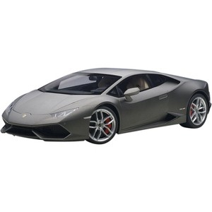 Lamborghini Huracan LP610-4 Grigio Titans/Matt Grey 1/12 Scale Model Car by Autoart - 1 of 4