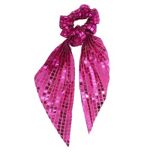 Unique Bargains Cute Rose Pearl Scrunchie Hair Elastic Band 1 Pc - 1 of 4