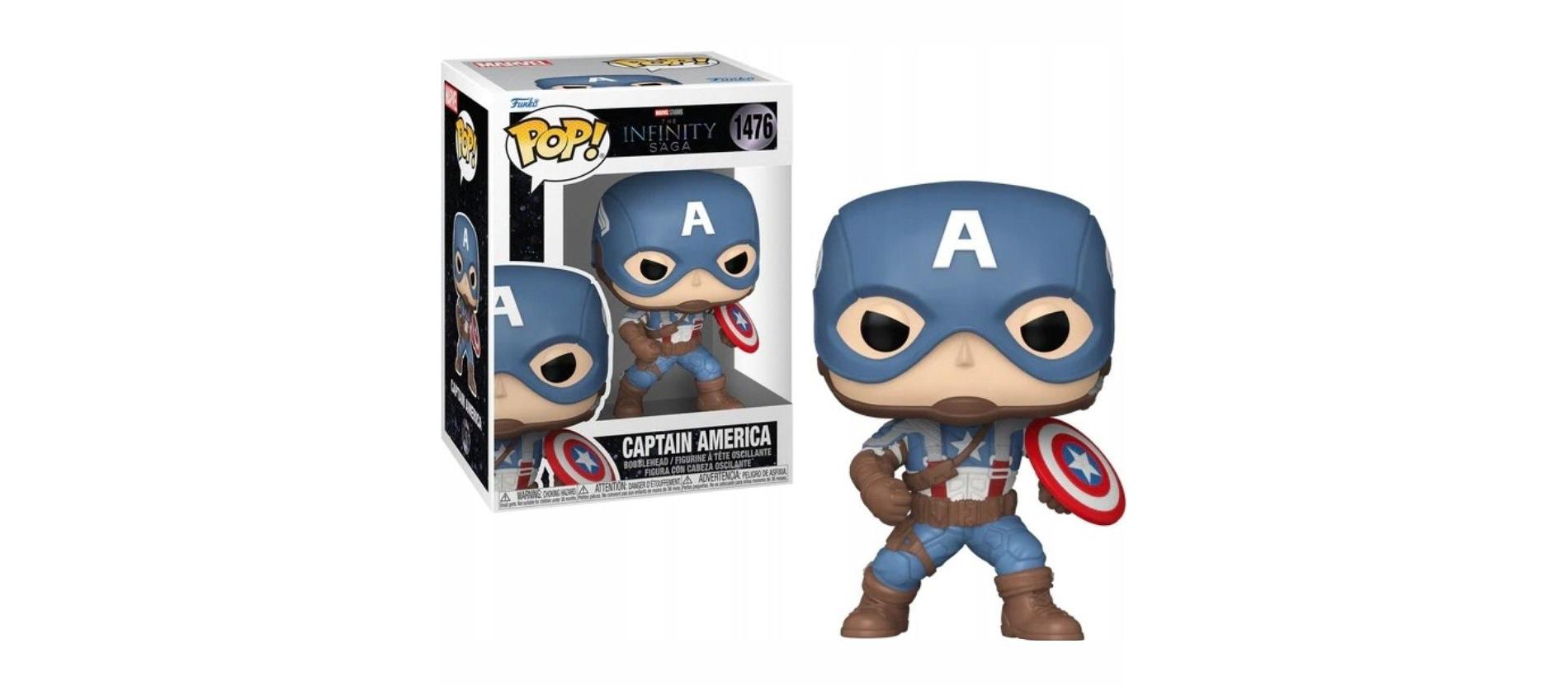 Funko Pop! Marvel: Infinity Saga - Captain America - Vinyl Figure #1476 #83791