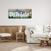 Stupell Industries Ski Ya Later Sports Pun Rustic Mountain Forest, 48" x 20" - 2 of 4