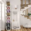 NewHome"5-Tier Vertical Shoe Rack - Narrow Free-Standing Stackable Organizer for Entryway & Bedroom"Beige - 4 of 4
