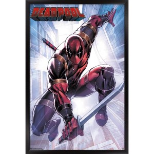 Trends International Marvel Comics - Deadpool - Attack Framed Wall Poster Prints - 1 of 4