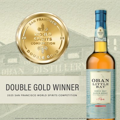 Oban Little Bay Single Malt Scotch Whisky - 750ml Bottle