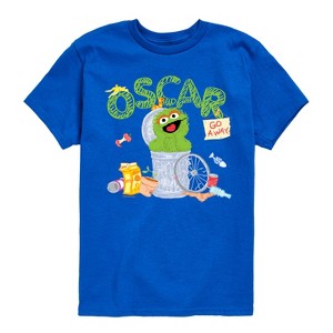Boys' - Sesame Street - Oscar Short Sleeve Graphic T-Shirt - 1 of 4