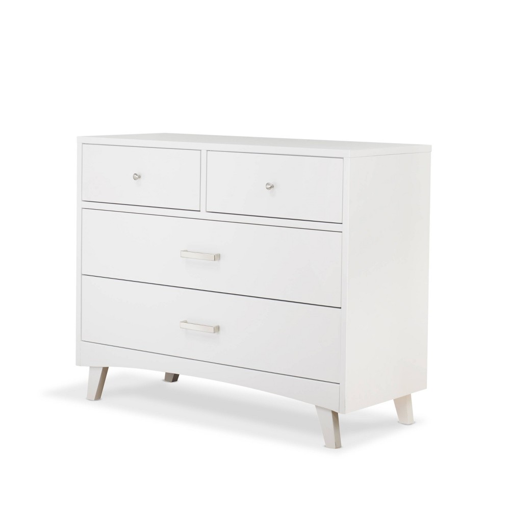 Photos - Dresser / Chests of Drawers Sorelle Soho 4 Drawer Dresser - White