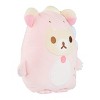 Korilakkuma San-X Original Plays with Dino Flat Mochi Series Plush - Pastel Pink - 4 of 4
