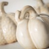 3"H  3.25"H & 3"H Sullivans Stoneware Cream Pumpkin Set of 3  Cream - 2 of 4