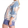 Women's TIE -DYED DENIM TRUCKER JACKET - KORI - image 2 of 3