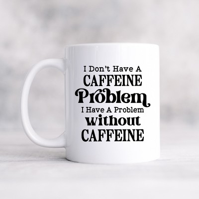 City Creek Prints Caffeine Problem Mug - White : Target