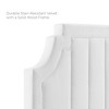 Modway Alyona Channel Tufted Performance Velvet Headboard – King/California King – Glam Velvet Headboard with Adjustable Height and Plush Padding - 2 of 4