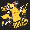 Men's Pokemon Pikachu Rules Guitar T-Shirt - image 2 of 4