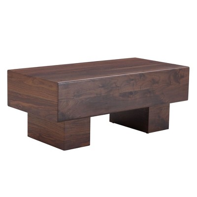 NicBex 43.3 Inch Rectangle Coffee Table with Textured Patterned,Side Center Table for Living Room,Bedroom