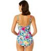 Anne Cole Women's Amalfi Floral Shirred Front V Neck One Piece Swimsuit - image 2 of 4