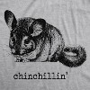 Mens Chinchillin T shirt Funny Chinchilla Animal Lover Graphic Vintage Cool Tee - Crazy Dog Men's T Shirt - 2 of 4