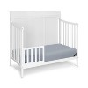 Belatt  4-in-1 Convertible Crib - Adjustable Heights, Daybed & Toddler Bed, White - 4 of 4