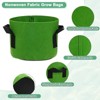 Unique Bargains Thickened Fabric Durable Handles Multipurpose Good Drainage Plant Grow Bags 5 Pcs - 2 of 4