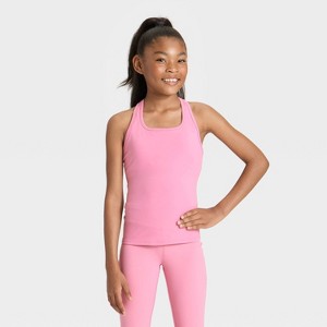Girls' Racerback Tank Top - All In Motion™ - 1 of 3