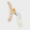 Metal Pearled Claw Hair Clip - A New Day™ Gold - 2 of 3
