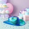 Zodaca Holographic Western Youth Cowboy Hat for Dress Up and Halloween Costumes, 14.5 x 11.5 x 5 In - 2 of 4