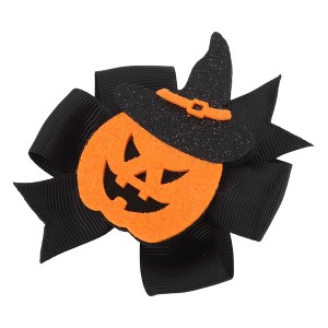 Unique Bargains Women's Halloween Cute Bow Duckbill Clip 1 Pc - 1 of 4